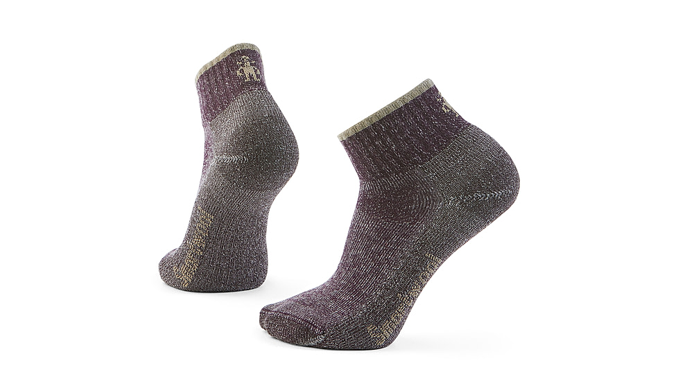 Smartwool Hike Classic Edition Light Cushion Second Cut Ankle Socks, Purple Iris, Large, SW002690L90100L000