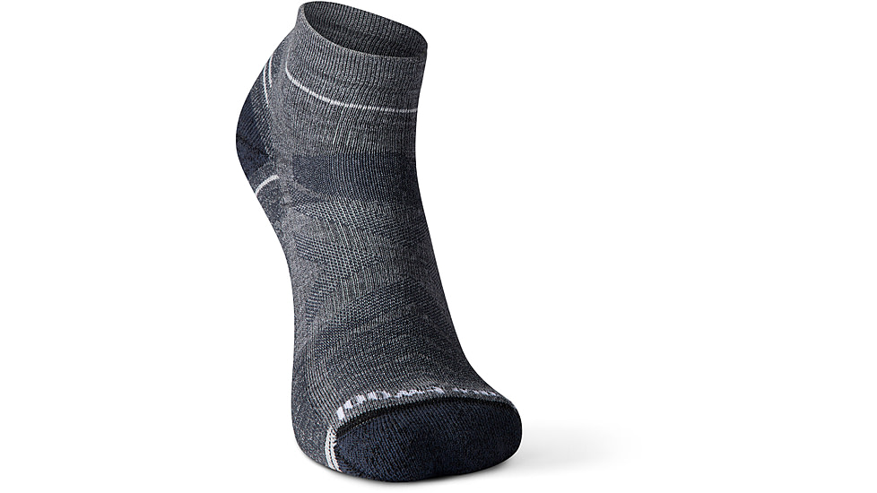 Smartwool Hike Light Cushion Ankle Socks - Mens, 052 Medium Gray, Large, SW001611052L
