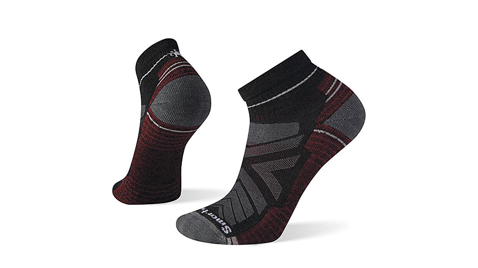 Smartwool Hike Light Cushion Ankle Socks - Mens, Charcoal, Medium, SW001611003100M000