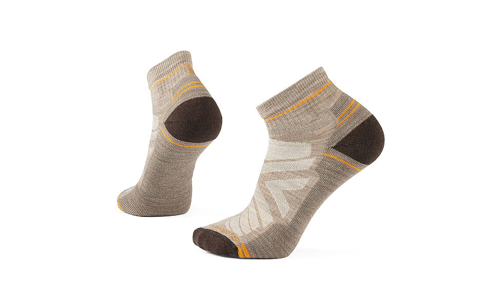 Smartwool Hike Light Cushion Ankle Socks - Mens, Fossil/Chestnut, Large, SW001611P30100L000