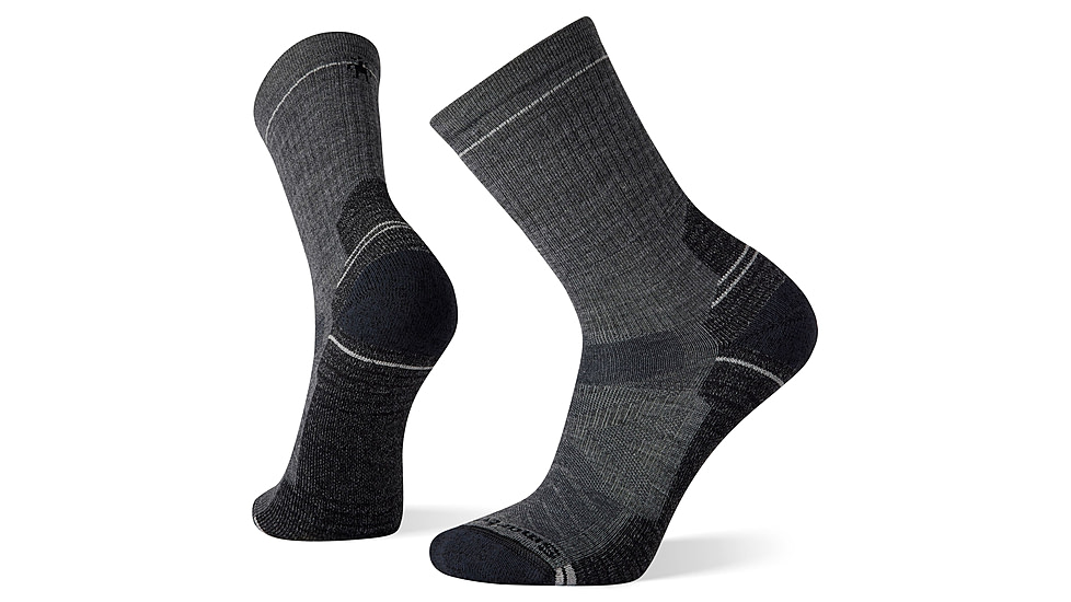 Smartwool Hike Light Cushion Crew Socks, Medium Gray, Small, SW001614052100S000