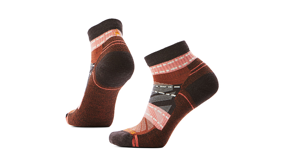 Smartwool Hike Light Cushion Margarita Ankle Socks - Womens, Chestnut, Small, SW001579207100S000