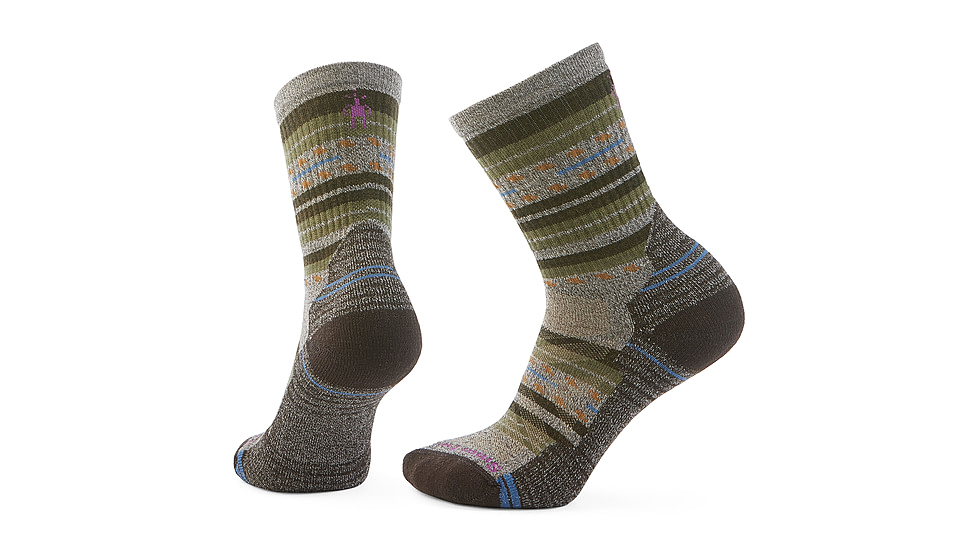 Smartwool Hike Light Cushion Margarita Crew Socks - Womens, Taupe/Natural Marl, Large, SW001586G26100L000