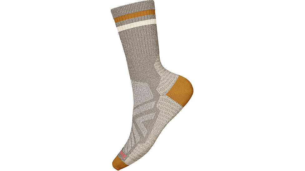 Smartwool Hike Light Cushion Tube Stripe Crew Socks - Womens, Taupe-Natural Marl, Medium, SW001578G261-M