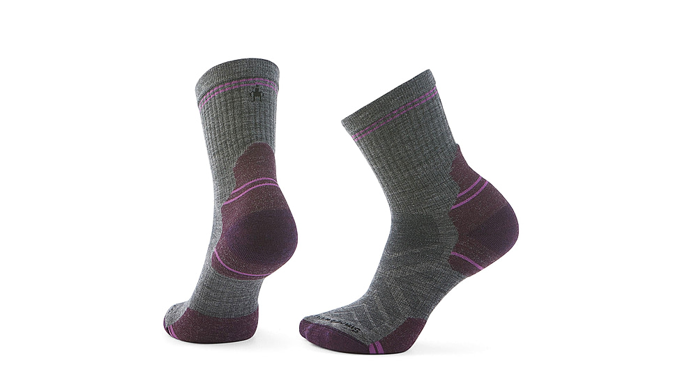 Smartwool Hike Targeted Cushion Mid Crew Socks - Womens, Medium Gray, Small, SW002852052100S000