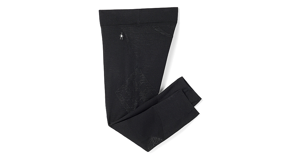 Smartwool Intraknit Thermal Merino Base Layer 3/4 Bottom - Womens, Black/White, Extra Large, SW0168269601-XL