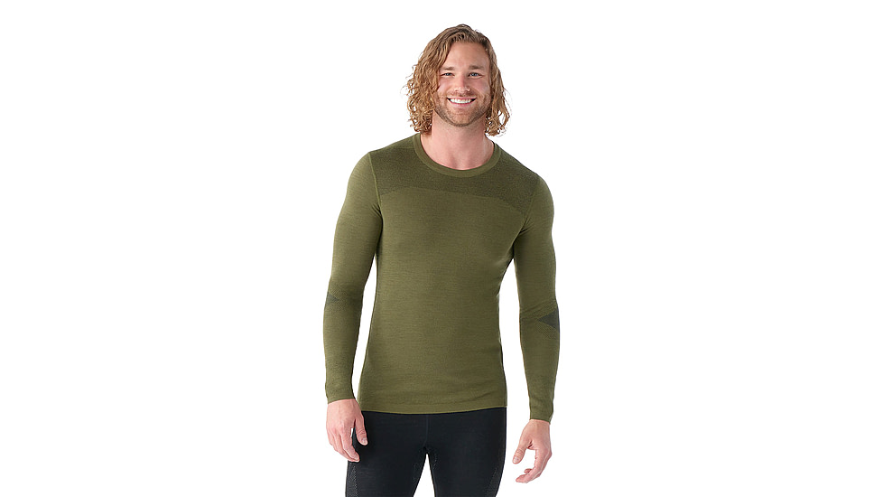 Smartwool Intraknit Thermal Merino Base Layer Crew - Mens, Winter Moss, 2XL, SW019286K181-XXL