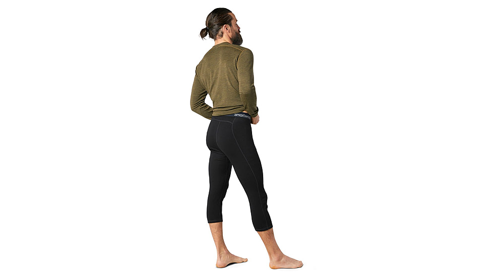 Smartwool Merino 250 Baselayer 3/4 Bottom - Mens, Black, Extra Large, SW016365001-XL