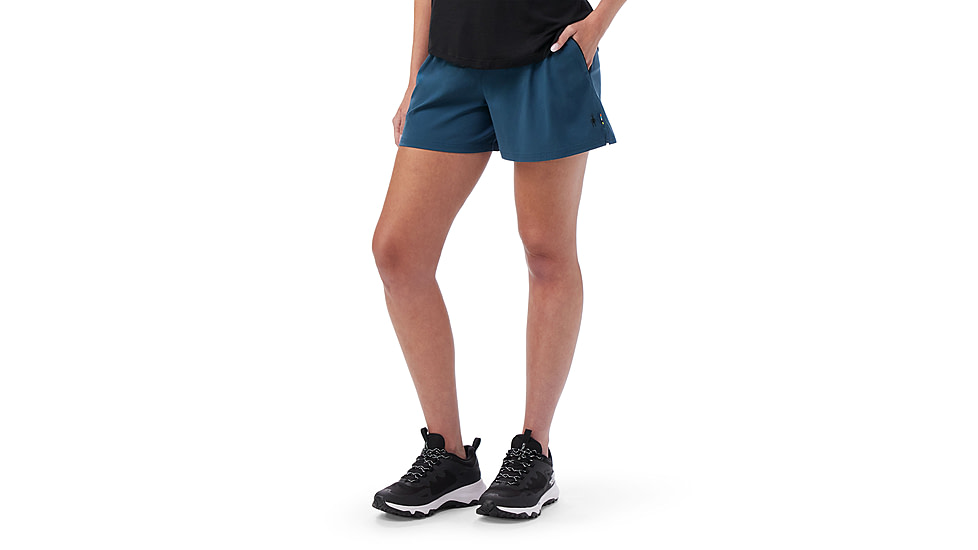 Smartwool Merino 4 in Hike Short - Womens, Twilight Blue, Extra Large, SW002732G7410XL000