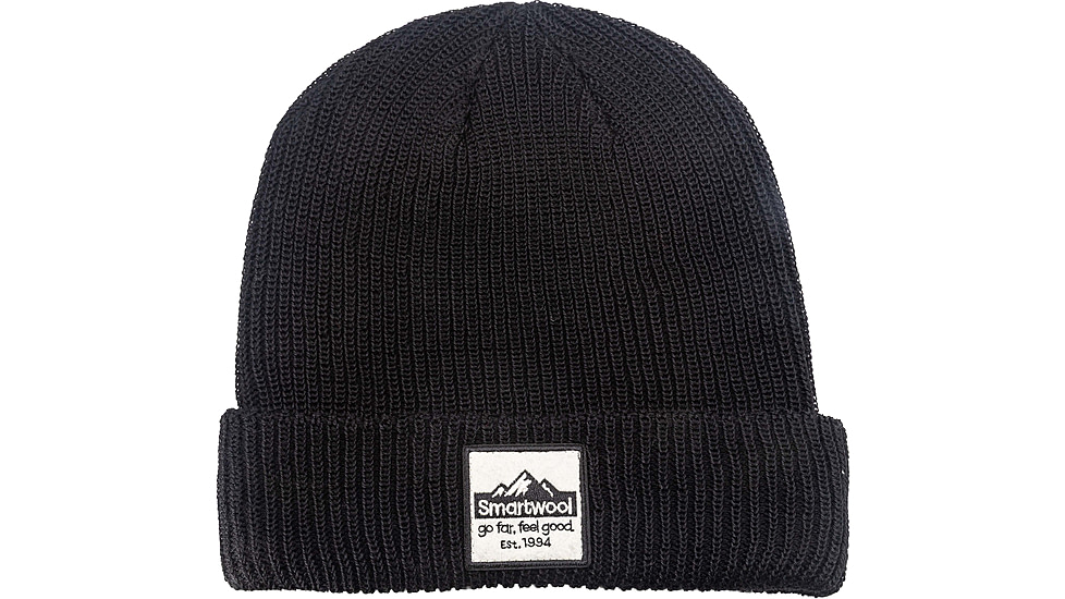 Smartwool Patch Beanie, Black, One Size, SW01149300111FM000