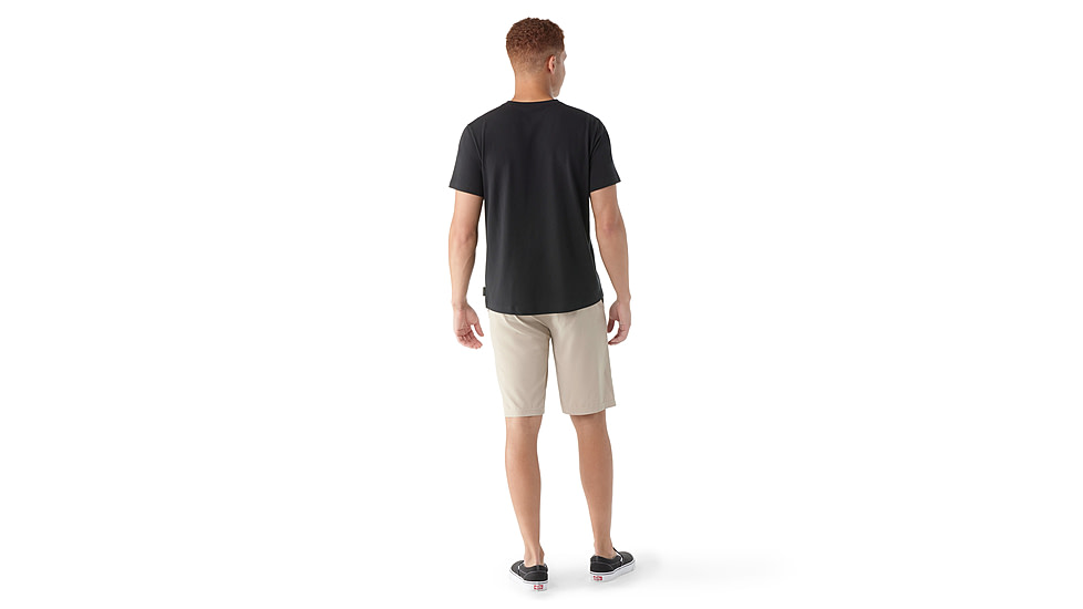 Smartwool Perfect Crew Short Sleeve Tee - Mens, Black, Medium, SW002297001100M000
