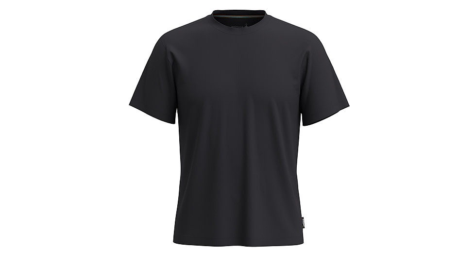 Smartwool Perfect Crew Short Sleeve Tee - Mens, Black, Medium, SW002297001100M000
