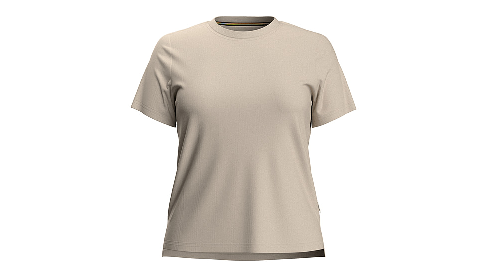 Smartwool Perfect Crew Short Sleeve Tee - Womens, Almond, Small, SW002381L311S