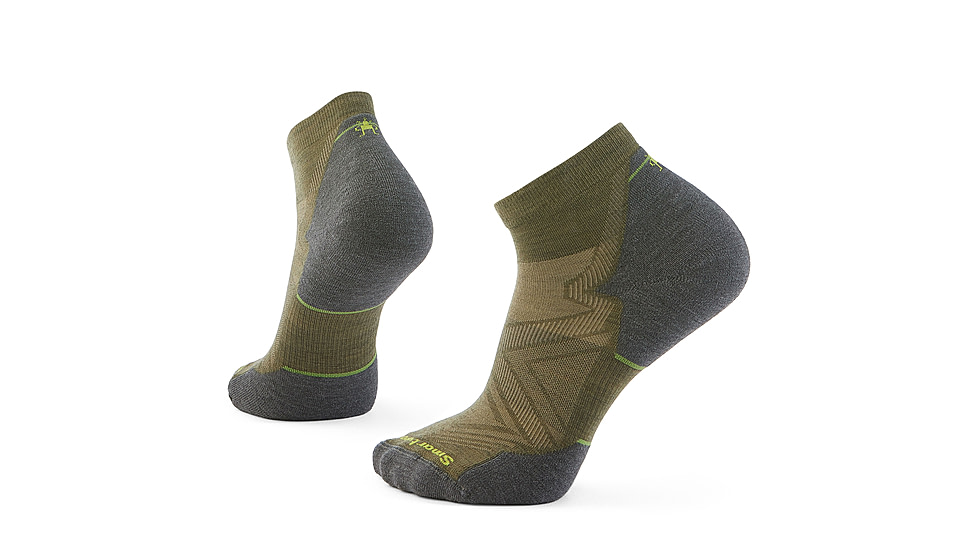 Smartwool Run Targeted Cushion Ankle Socks - Mens, Winter Moss, Medium, SW001661K18100M000