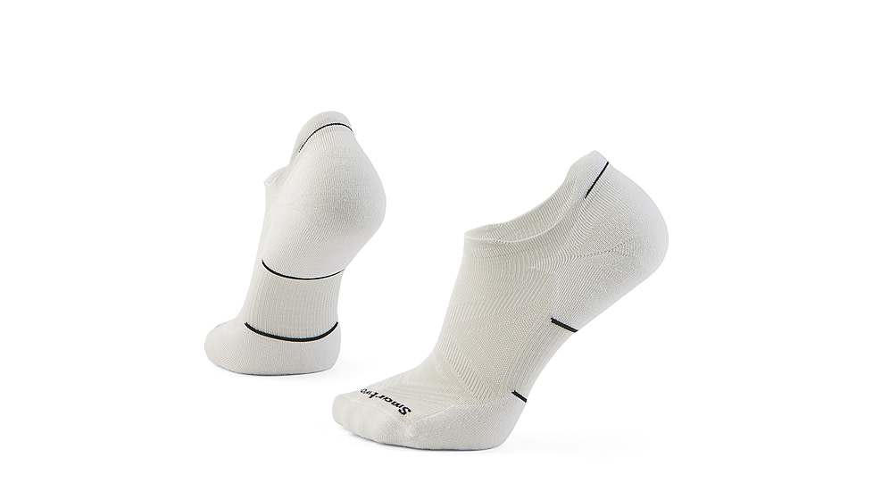 Smartwool Run Targeted Cushion Low Ankle Socks - Mens, Black/White, Medium, SW001659960100M000