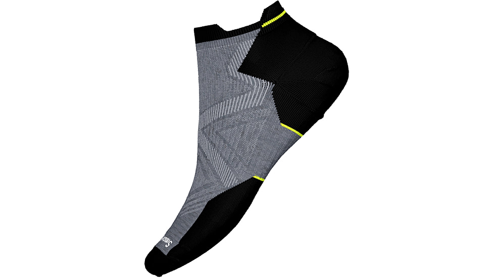 Smartwool Run Targeted Cushion Low Ankle Socks - Mens, Medium Gray, Medium, SW0016590521M