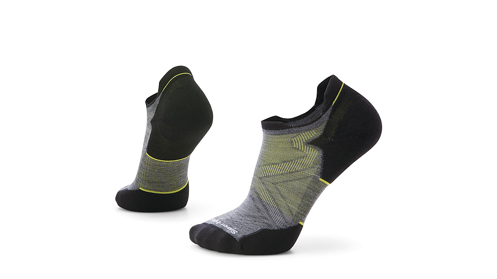 Smartwool Run Targeted Cushion Low Ankle Socks - Mens, Medium Gray, Small, SW001659052100S000