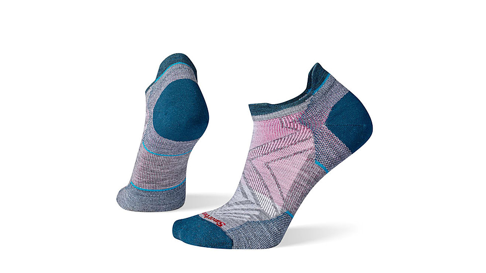 Smartwool Run Zero Cushion Low Ankle Socks - Womens, Medium Gray, Extra Large, SW00166805210XL000