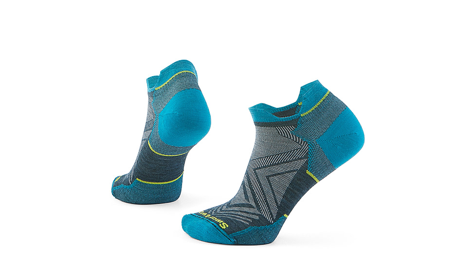 Smartwool Run Zero Cushion Low Ankle Socks - Womens, Twilight Blue, Small, SW001668G74100S000
