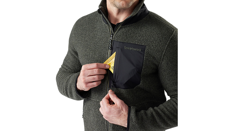 Smartwool Second Cut Fleece Jacket - Mens, Winter Moss, Large, SW002959K18100L000
