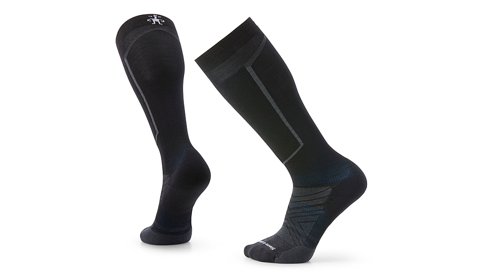 Smartwool Ski Targeted Cushion OTC Socks - Mens, Black, Medium, SW001910001100M000