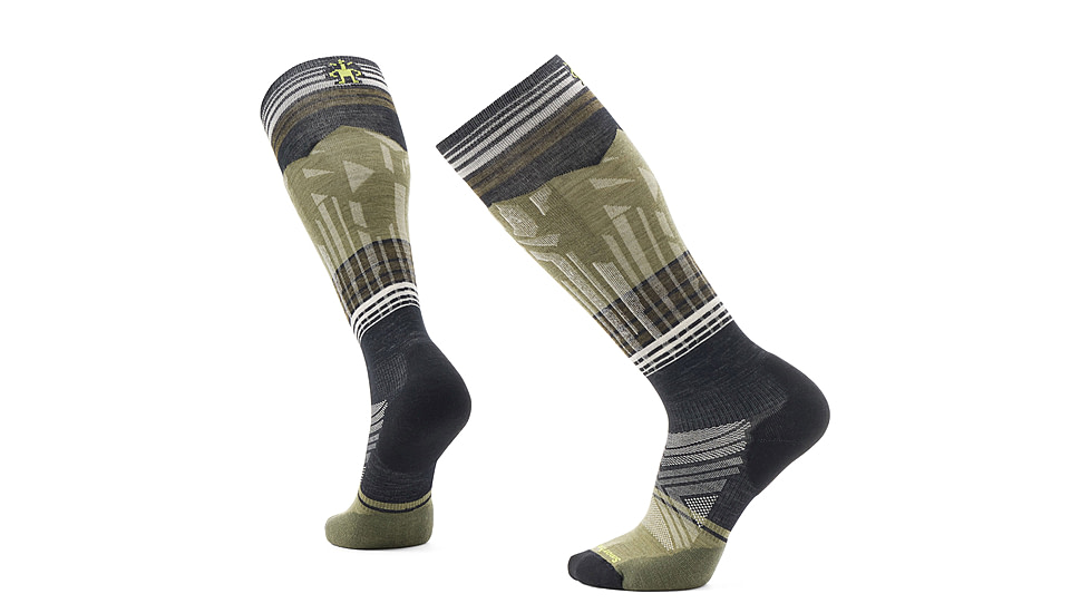 Smartwool Ski Targeted Cushion Summit Shot OTC Socks - Mens, Black, Extra Large, SW00248800110XL000