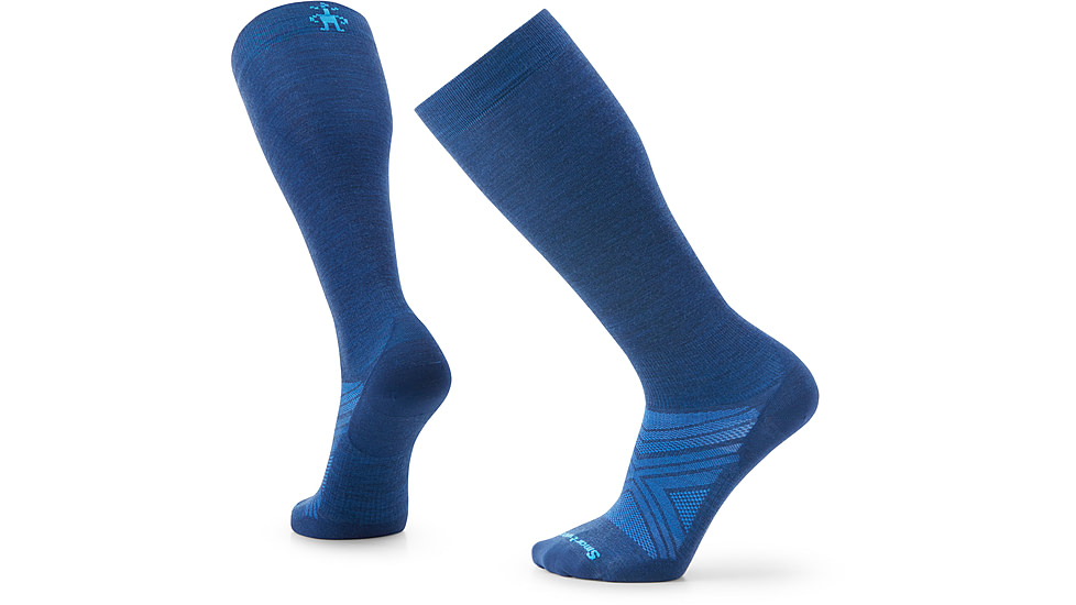 Smartwool Ski Zero Cushion OTC Socks - Mens, B25 Alpine Blue, Extra Large, SW001915B25XL