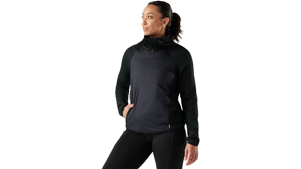 Smartwool Smartloft Pullover - Womens, Black, Extra Small, SW00296400110XS000