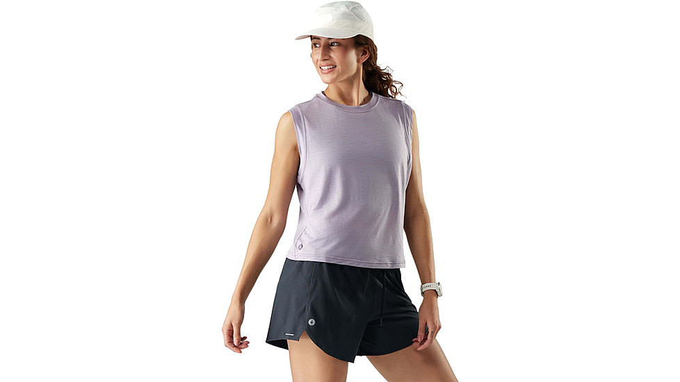 Smartwool Active Ultralite Crop Tank - Womens