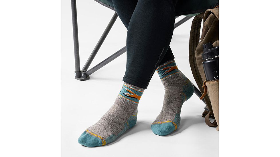 Smartwool Hike Light Cushion Fox Meadow Mid Crew Socks - Womens