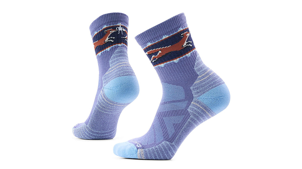 Smartwool Hike Light Cushion Fox Meadow Mid Crew Socks - Womens