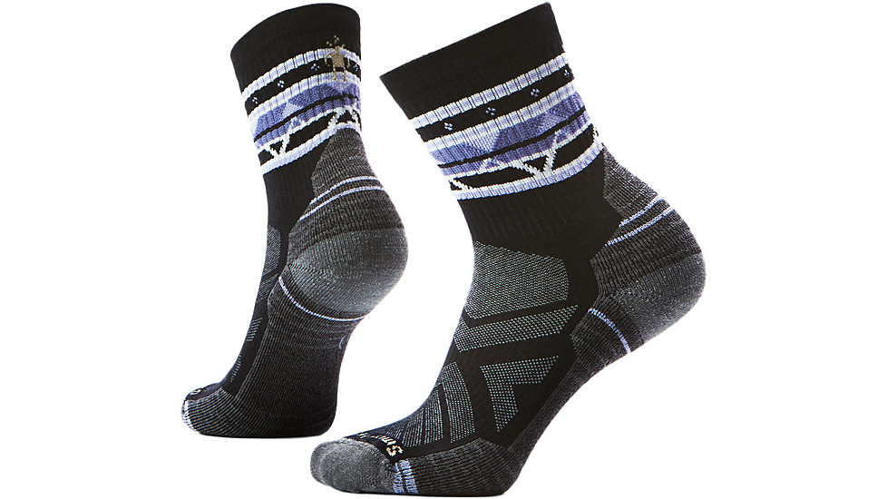 Smartwool Hike Light Cushion Zig Zag Valley Mid Crew Socks - Womens