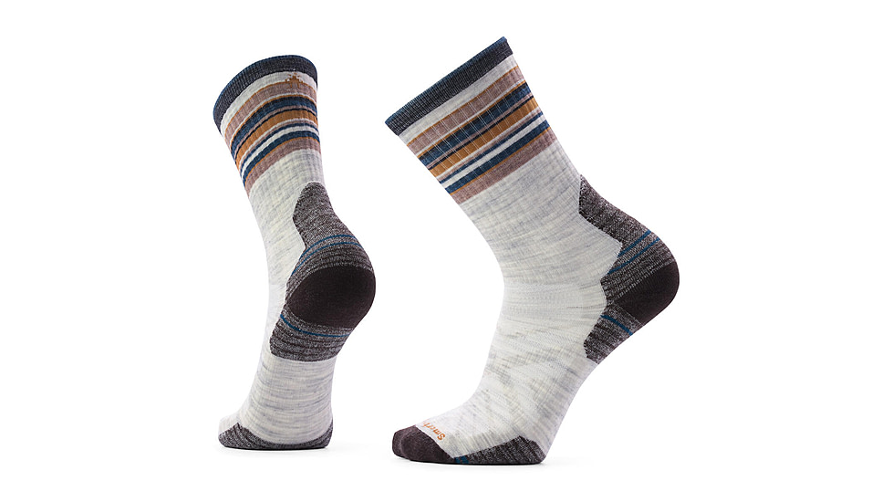 Smartwool Hike Targeted Cushion Striped Crew Socks - Mens