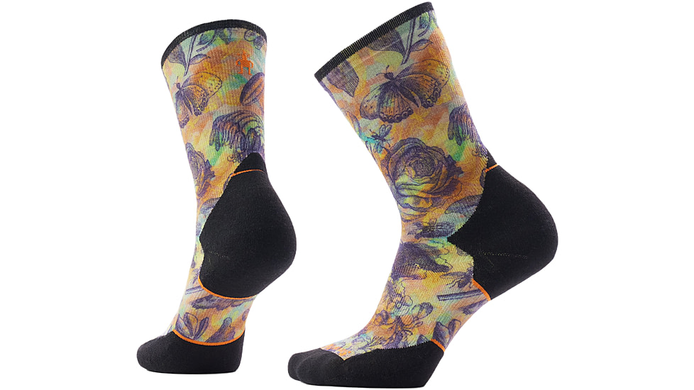 Smartwool Trail Run Targeted Cushion Floral Party Print Crew Socks - Womens