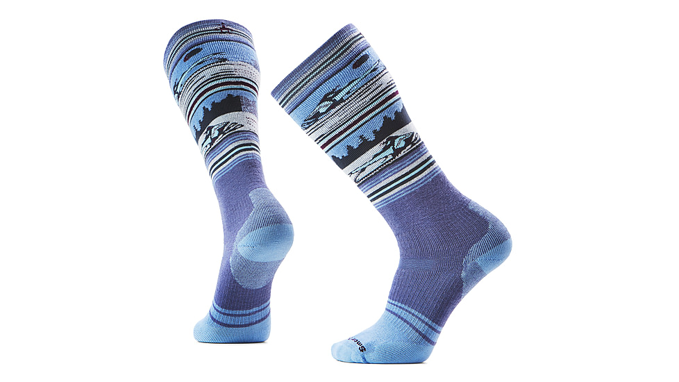 Smartwool Snowboard Full Cushion Snowmobile OTC Socks - Mens, Nightfall Blue, Large, SW002902P43100L000