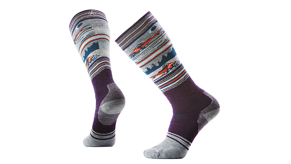 Smartwool Snowboard Full Cushion Snowmobile OTC Socks - Mens, Purple Iris, Large, SW002902L90100L000