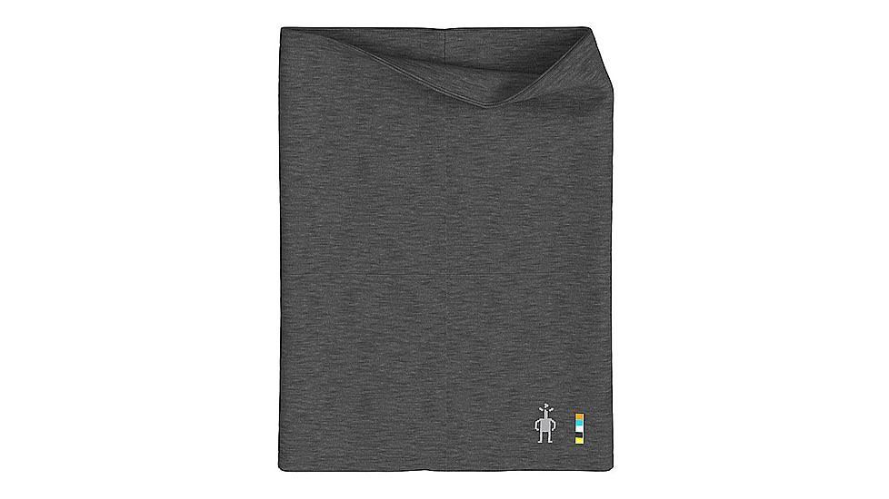 Smartwool Thermal Merino Reversible Neck Gaiter, Charcoal Heather, One Size, SW0170710101FM