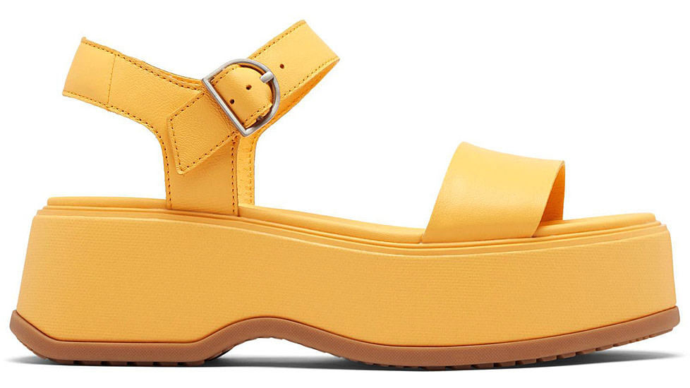 Sorel Dayspring Ankle Strap Sandal - Womens, Yellow Ray/Yellow Ray, 7.5, 2069731-756-7.5