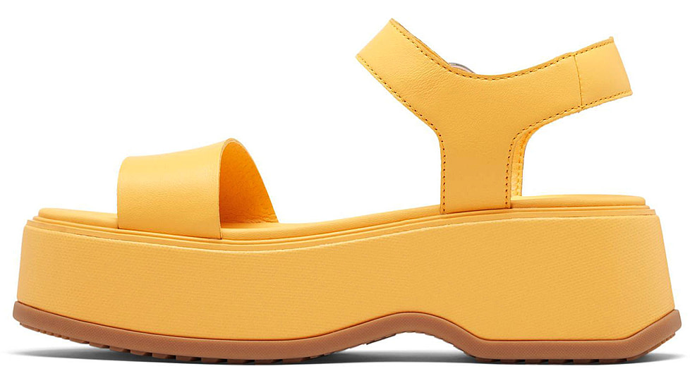 Sorel Dayspring Ankle Strap Sandal - Womens, Yellow Ray/Yellow Ray, 7.5, 2069731-756-7.5