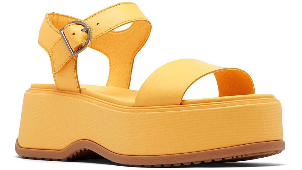 Sorel Dayspring Ankle Strap Sandal - Womens, Yellow Ray/Yellow Ray, 7.5, 2069731-756-7.5