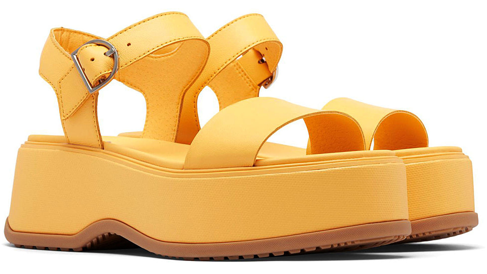Sorel Dayspring Ankle Strap Sandal - Womens, Yellow Ray/Yellow Ray, 7.5, 2069731-756-7.5