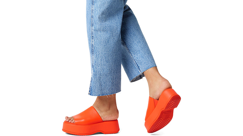 Sorel Dayspring Slide Sandal - Womens, Optimized Orange/Optimized Orange, 9.5, 2069741-862-9.5