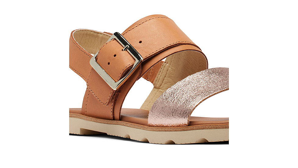 Sorel Ella III Slingback - Womens, Honest Beige/Honey White, 8.5, 2069721-246-8.5