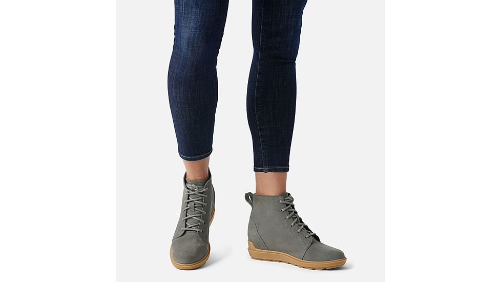 Sorel Evie LI Lace Boots - Womens, Quarry/Gum 17, 8US, 2048641052-8