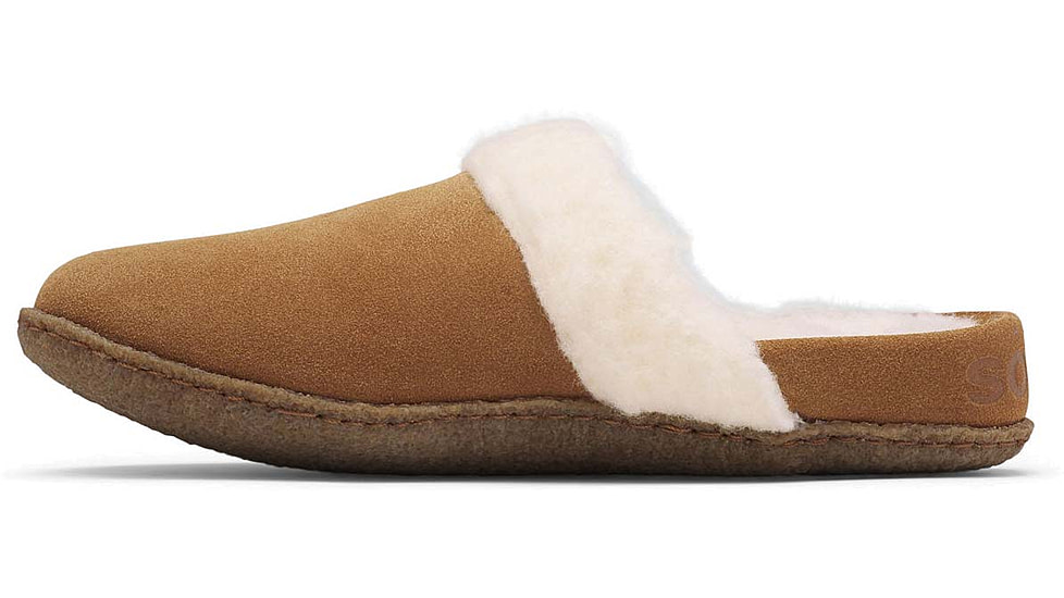 Sorel Nakiska Slide II Slippers - Womens, Camel Brown/Natural, 6 US, 1902881224-6