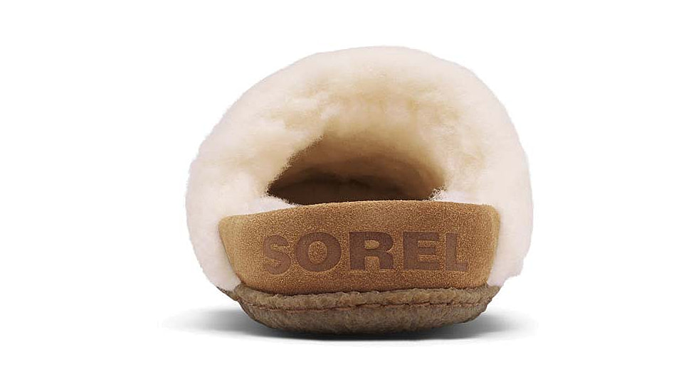 Sorel Nakiska Slide II Slippers - Womens, Camel Brown/Natural, 6 US, 1902881224-6