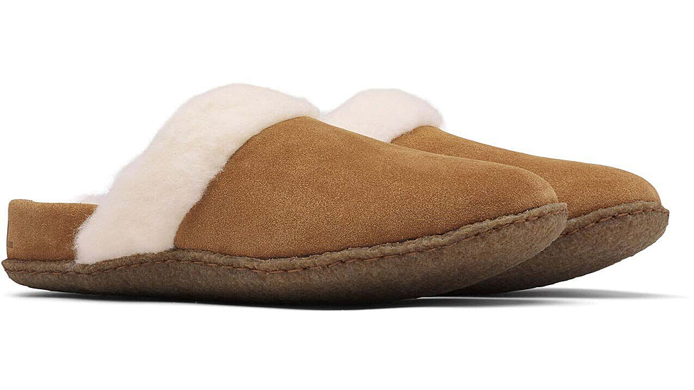 Sorel Nakiska Slide II Slippers - Womens, Camel Brown/Natural, 6 US, 1902881224-6
