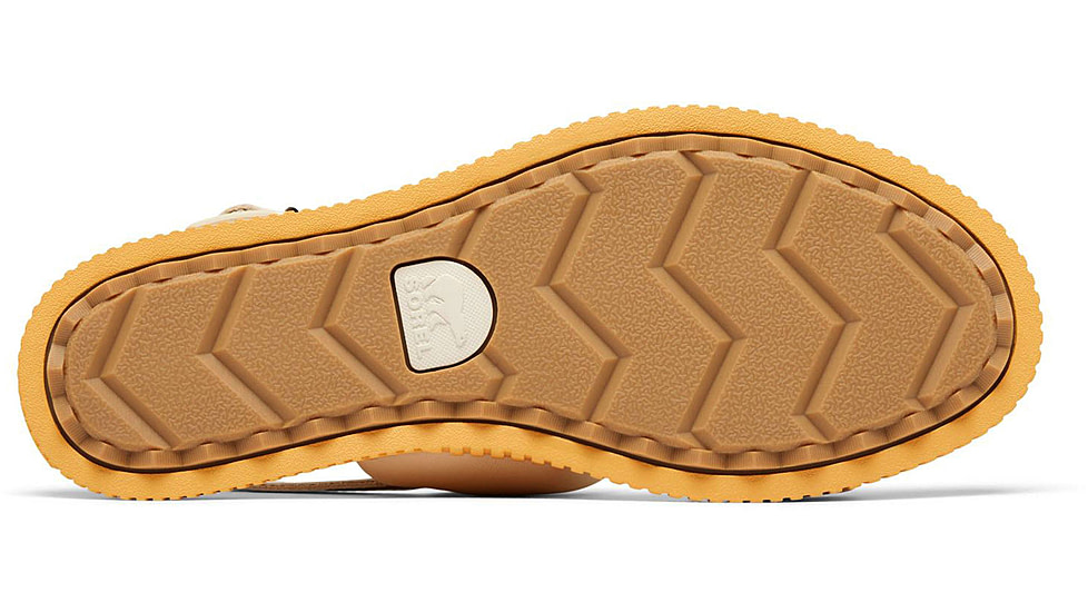 Sorel Ona Streetworks Go-To Flat Sandal - Womens, Honey White/Yellow Ray, 9.5, 2070231-292-9.5