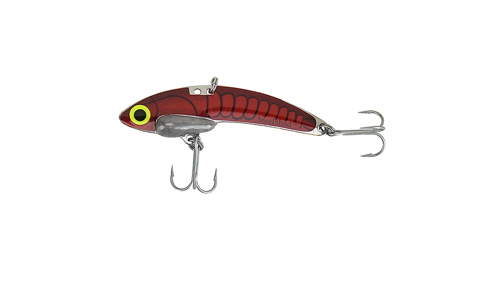 SteelShad 3/8 oz Blade Bait, Red/Crawfish, SSL-10005