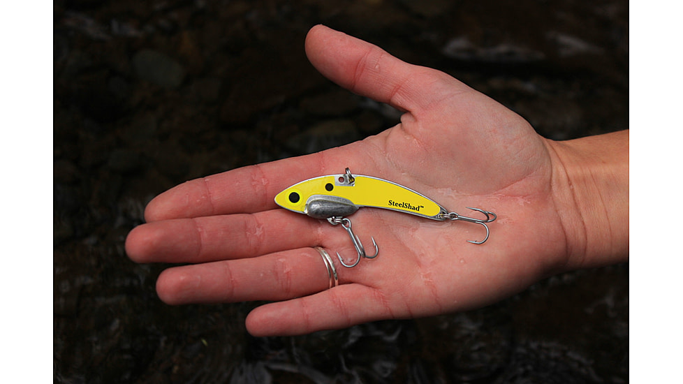 SteelShad 3/8 oz Blade Bait, Yellow Shad, SSL-10067